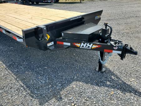 New 2026 H&H Trailers Deckover Trailer / 102"X 24'+4' / Dove Tail / 14000 GVWR