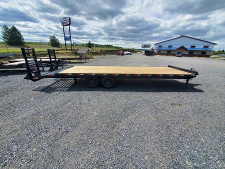 New 2026 H&H Trailers Deckover Trailer / 102 X 24'+4' / Dove Tail / 14000 GVWR
