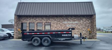 New 2026 Moritz International 6'10"x14' 14K Dump Trailer