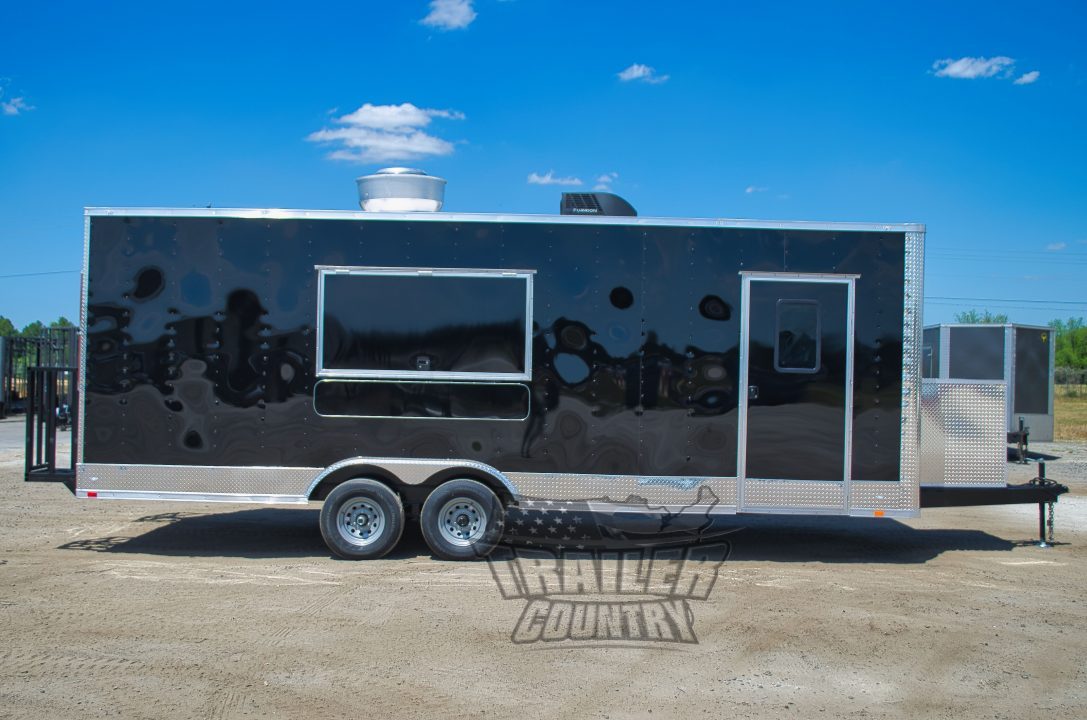 New 2026 Elite Cargo 8.5 x 24 Tandem Axle Vending Trailer, Ready for Equipment
