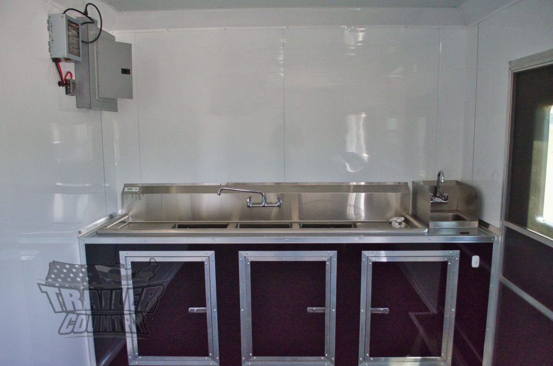 New 2026 Elite Cargo 8.5 x 24 Tandem Axle Vending Trailer, Ready for Equipment