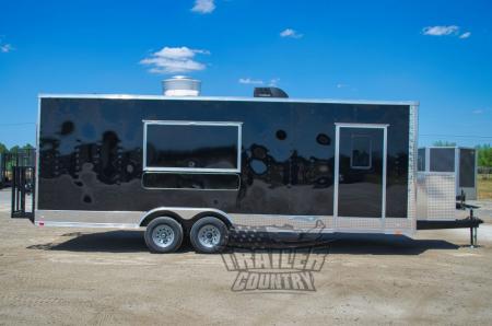 New 2026 Elite Cargo 8.5 x 24 Tandem Axle Vending Trailer, Ready for Equipment