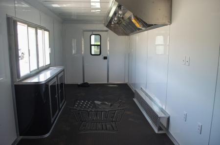New 2026 Elite Cargo 8.5 x 24 Tandem Axle Vending Trailer, Ready for Equipment
