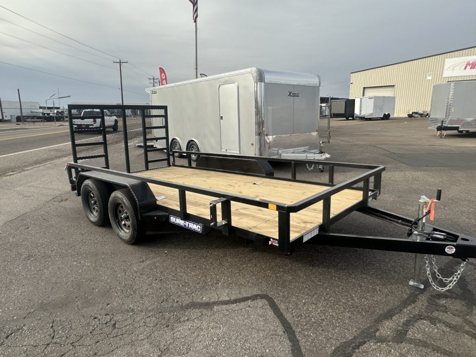 New 2026 Sure-Trac 7X14 7K Utility Trailer