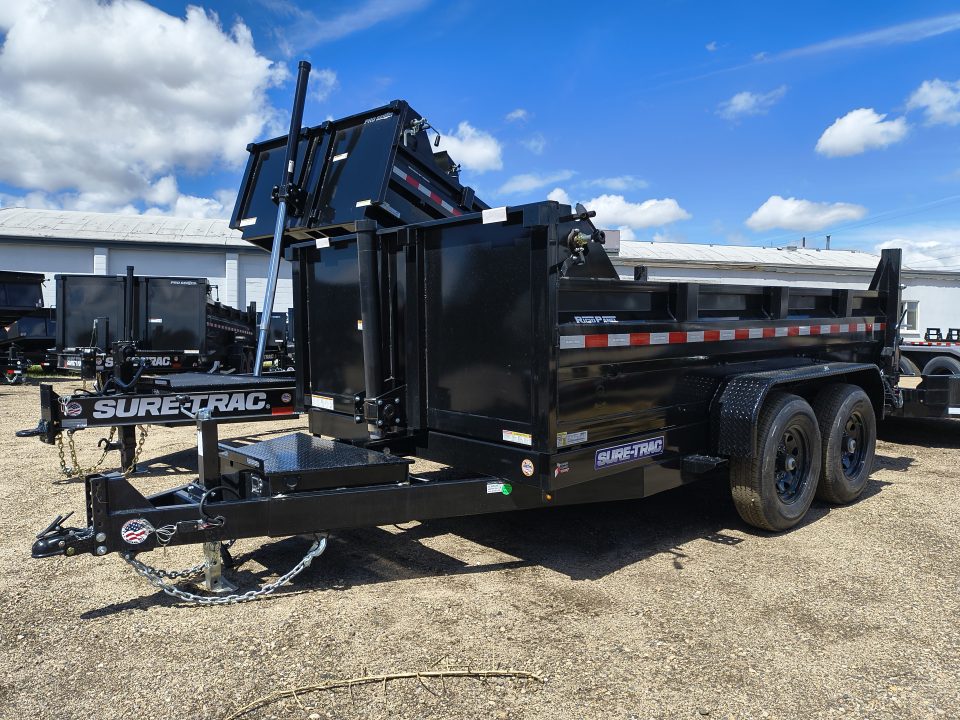 New 2026 Sure-Trac 7X12 12K HD TELESCOPIC Dump Trailer