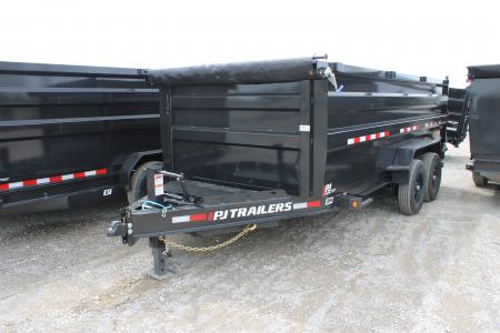 New 2026 PJ Trailers 16; DM 14K GVWR STOCK ID 53065 Dump Trailer
