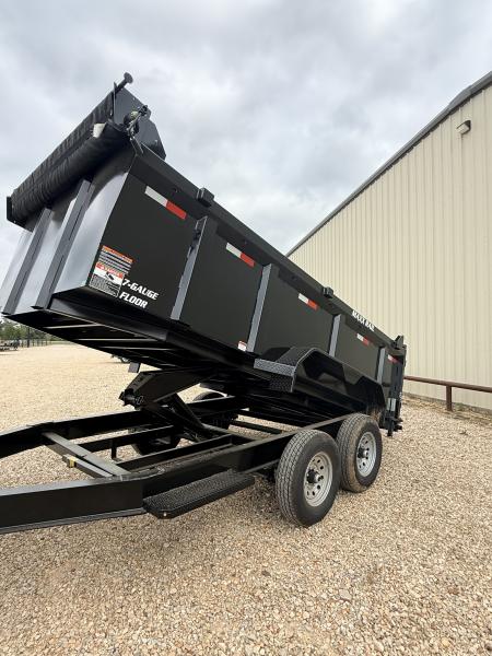 New 2026 Diamond T 83" x 14' Lo Profile Dump 140, 7Ks, GVWR 14000 Dump Trailer