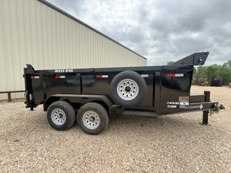 New 2026 Diamond T 83" x 14' Lo Profile Dump 140, 7Ks, GVWR 14000 Dump Trailer