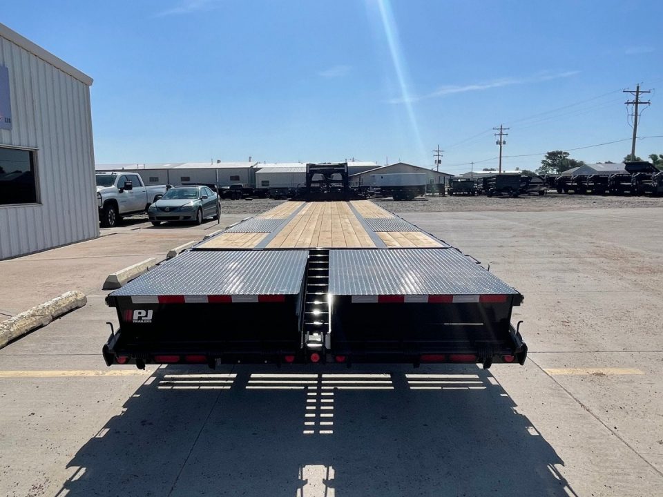 New 2026 PJ Trailers LD402 40' x 102" Hydraulic Brakes Flatbed Trailer