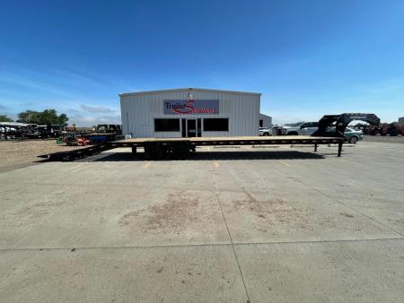 New 2026 PJ Trailers LD402 40' x 102  Hydraulic Brakes Flatbed Trailer