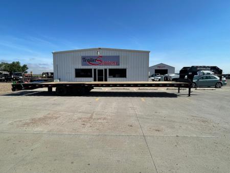 New 2026 PJ Trailers LD402 40' x 102" Hydraulic Brakes Flatbed Trailer