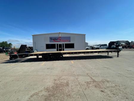 New 2026 PJ Trailers LD402 40' x 102" Hydraulic Brakes Flatbed Trailer