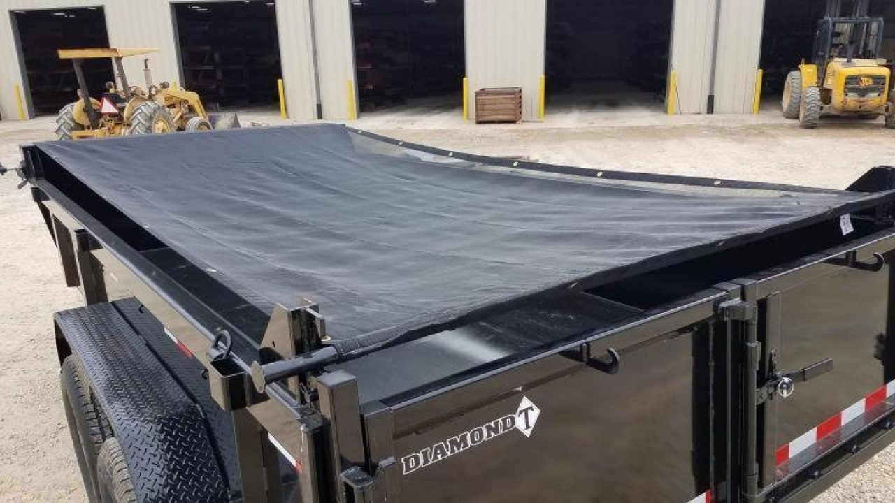 New 2026 Diamond T 83" x 14' Lo Profile Dump 140, GVWR 14000#, 7Ks Dump Trailer