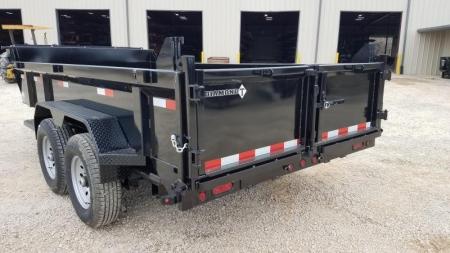 New 2026 Diamond T 83" x 14' Lo Profile Dump 140, GVWR 14000#, 7Ks Dump Trailer