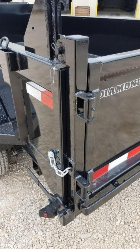 New 2026 Diamond T 83" x 14' Lo Profile Dump 140, GVWR 14000#, 7Ks Dump Trailer