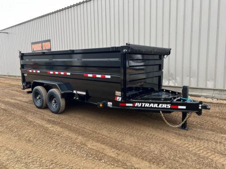 New 2026 PJ Trailers 16' DM High Side Dump Trailer