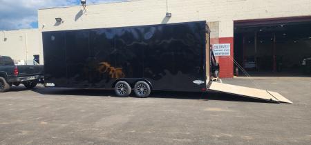 New 8.5 x 24 LOOK Element Se Car Hauler Blackout Package 10k