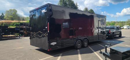 New 8.5 x 24 LOOK Element Se Car Hauler Blackout Package 10k