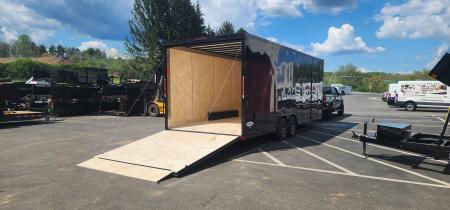 New 8.5 x 24 LOOK Element Se Car Hauler Blackout Package 10k