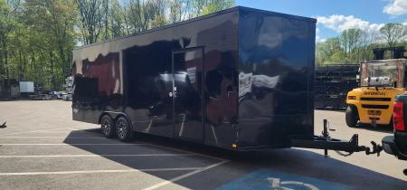 New 8.5 x 24 LOOK Element Se Car Hauler Blackout Package 10k