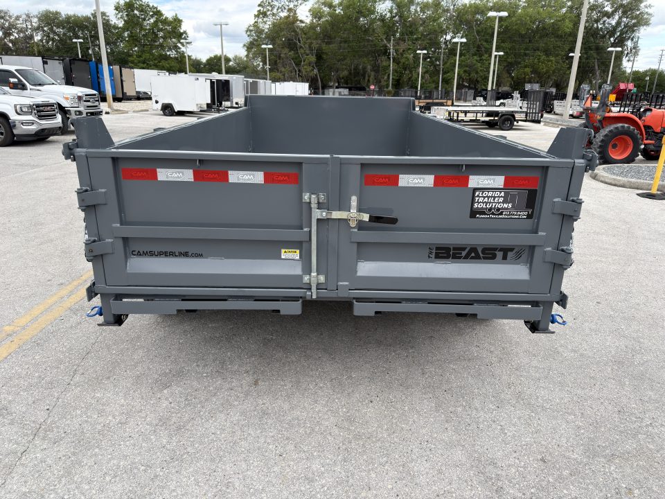 New 2026 Cam Superline 7x14 Beast Dual Telescopic 15.4K Dump Trailer