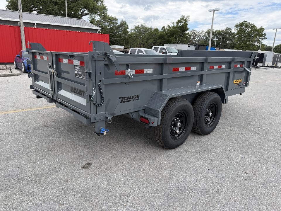 New 2026 Cam Superline 7x14 Beast Dual Telescopic 15.4K Dump Trailer