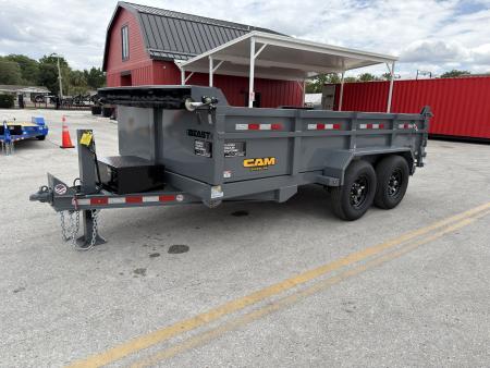 New 2026 Cam Superline 7x14 Beast Dual Telescopic 15.4K Dump Trailer