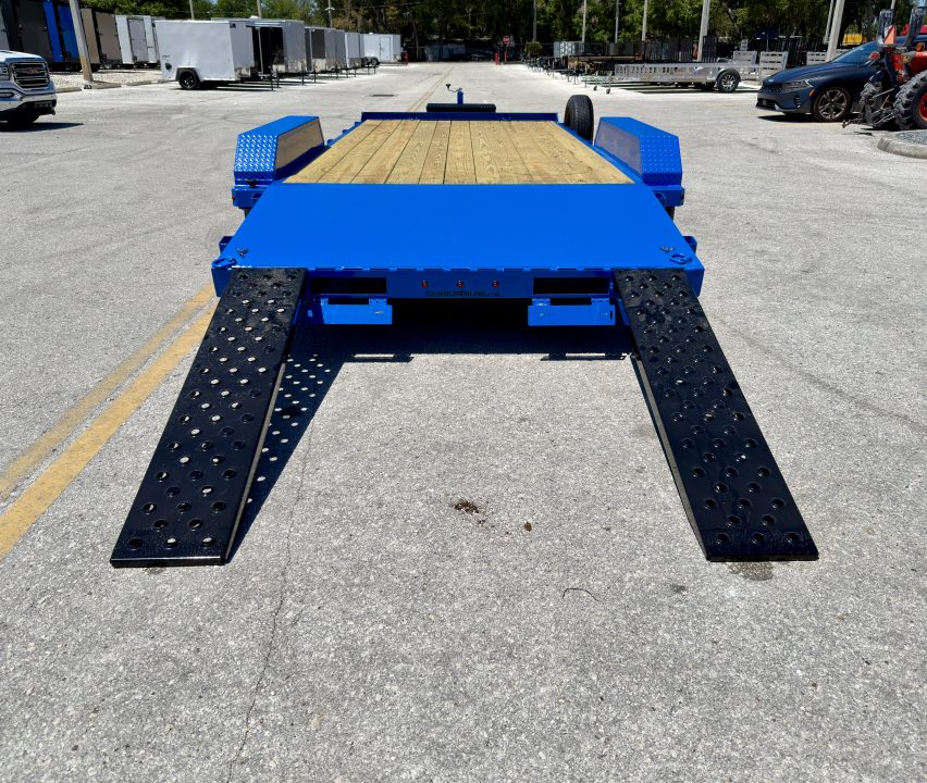 New 2026 Cam Superline 7x18 (14+4) Wood Deck Car Hauler