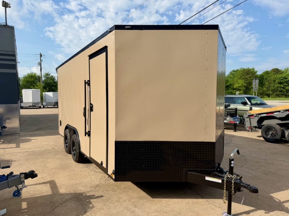 New 2026 Stallion Manufacturing LLC 8.5' X 16' #5200 Tandem Axle Ramps Cargo / Enclosed Trailer