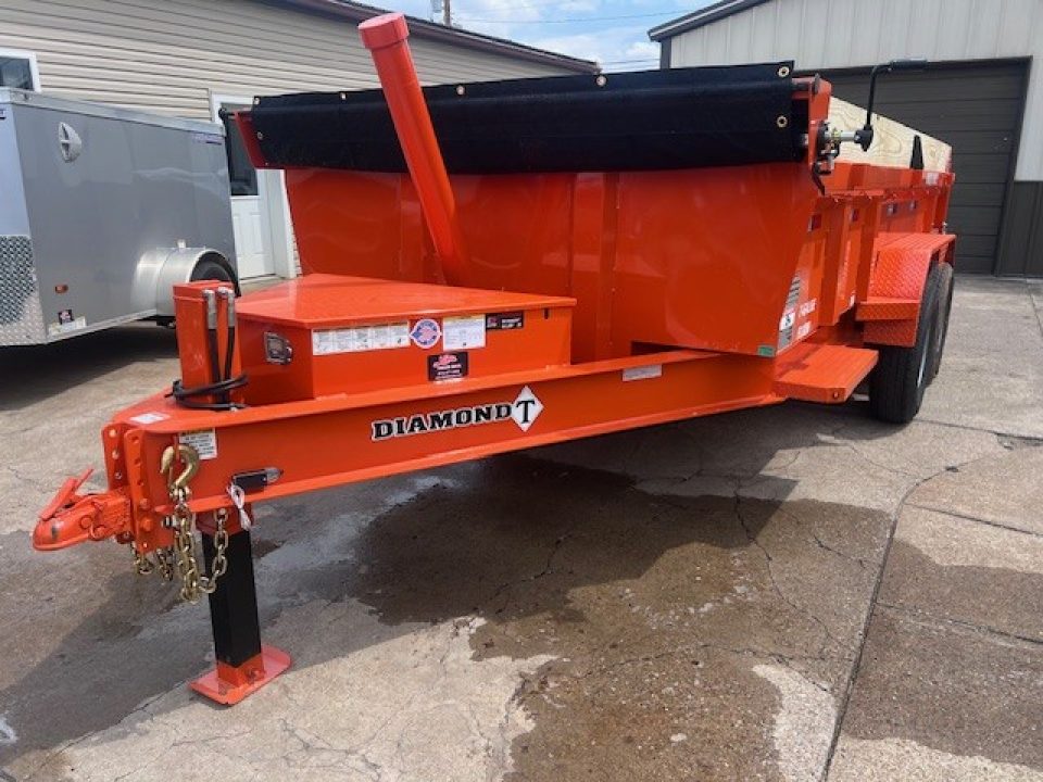 New 2026 Diamond T 83x14 14K Telescopic Dump Trailer