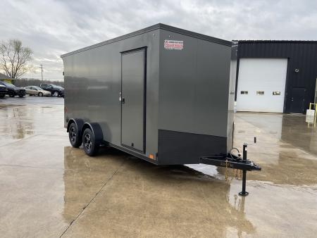 New United UJ-7X16 Enclosed Trailer