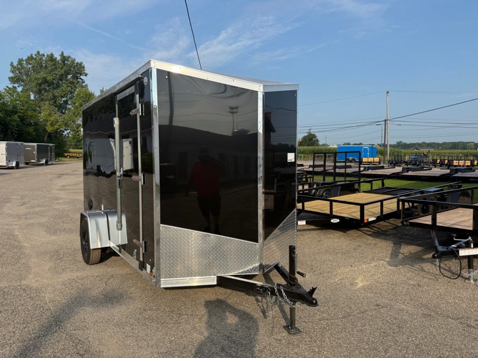 New 2026 US Cargo 6 x 12 Enclosed Trailer Ramp Door with 6FT 6IN INTERIOR - Screwless Exterior w/Upgraded Options