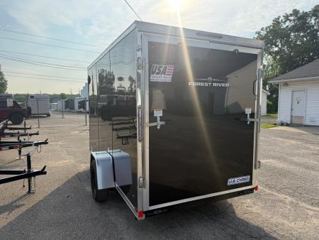 New 2026 US Cargo 6 x 12 Enclosed Trailer Ramp Door with 6FT 6IN INTERIOR - Screwless Exterior w/Upgraded Options