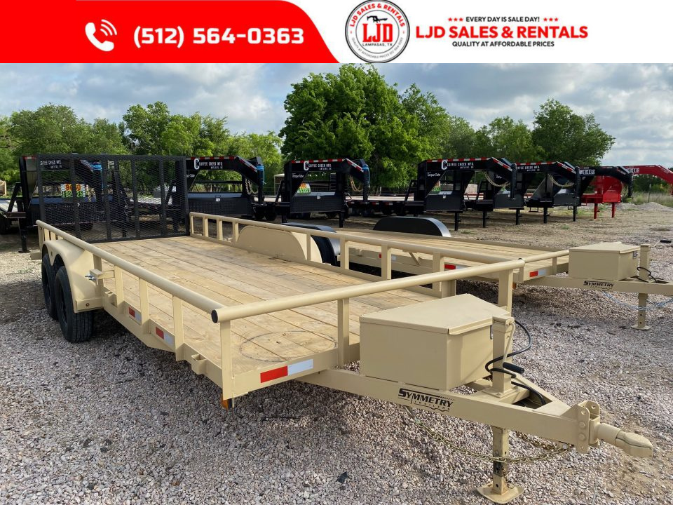 New 2026 Symmetry - 83" X 20' - Pipetop Trailer - 5200lb Axles - Gate