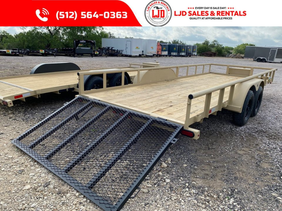 New 2026 Symmetry - 83" X 20' - Pipetop Trailer - 5200lb Axles - Gate