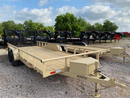 New 2026 Symmetry - 83  X 20' - Pipetop Trailer - 5200lb Axles - Gate