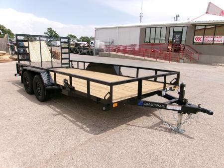 New 2026 Load Trail 83x16 Tandem Utility w/ 4' Ramp Gate 7k