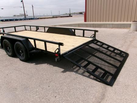 New 2026 Load Trail 83x16 Tandem Utility w/ 4' Ramp Gate 7k