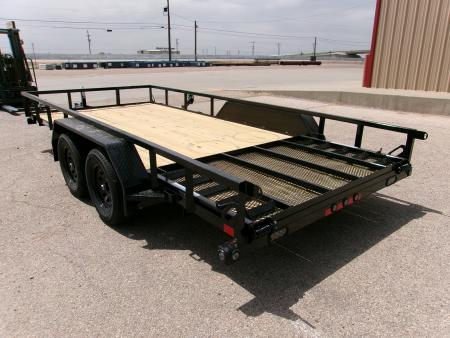 New 2026 Load Trail 83x16 Tandem Utility w/ 4' Ramp Gate 7k