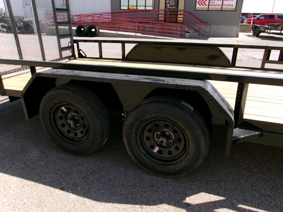 New 2027 Load Trail 83x16 Tandem Utility w/ 4' Ramp Gate & Side Ramps 7k