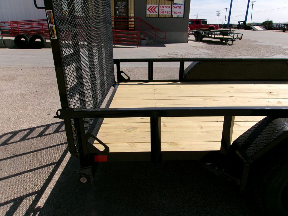 New 2027 Load Trail 83x16 Tandem Utility w/ 4' Ramp Gate & Side Ramps 7k