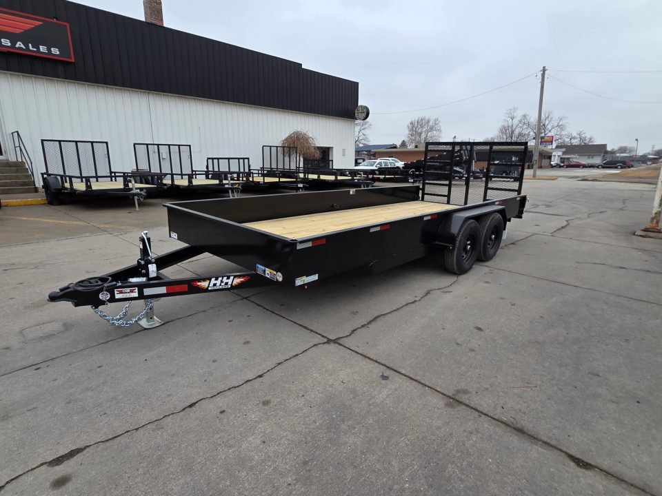 New 2026 H&H Trailers 82X18 SOLID SIDE UTILITY 10K Utility Trailer