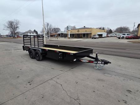 New 2026 H&H Trailers 82X18 SOLID SIDE UTILITY 10K Utility Trailer