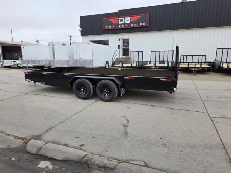 New 2026 H&H Trailers 82X18 SOLID SIDE UTILITY 10K Utility Trailer