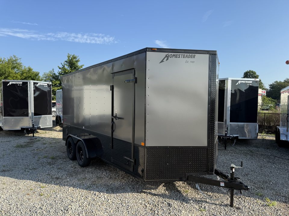 New 2026 Homesteader Trailer 7x16x7 Intrepid OHV Package Cargo / Enclosed Trailer