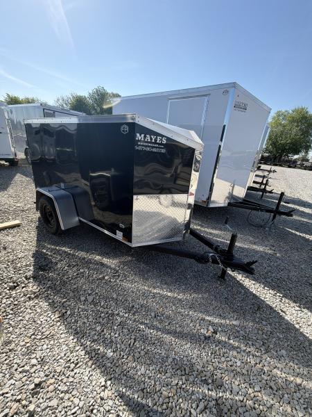 New 2026 CARGO MATE EHW48SA-24 Cargo / Enclosed Trailer 4X8 SA SWING DOOR (GVW:2000) BLACK