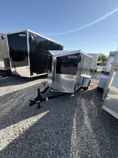 New 2026 CARGO MATE EHW48SA-24 Cargo / Enclosed Trailer 4X8 SA SWING DOOR (GVW:2000) BLACK