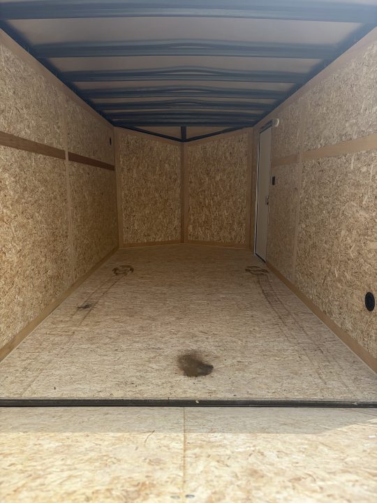 New 2026 Cargo Mate EHECO714TA2-24 Enclosed 7x14 TA RAMP DOOR (GVW:7000) WHITE