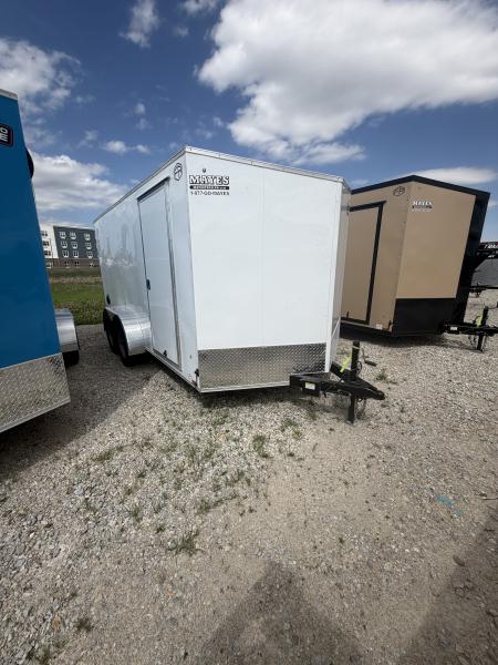 New 2026 Cargo Mate EHECO714TA2-24 Enclosed 7x14 TA RAMP DOOR (GVW:7000) WHITE
