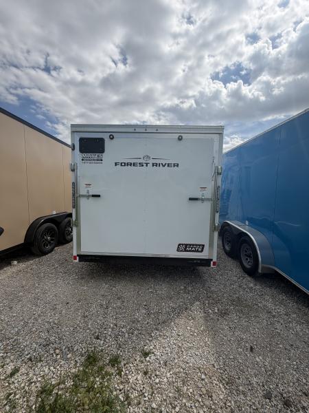 New 2026 Cargo Mate EHECO714TA2-24 Enclosed 7x14 TA RAMP DOOR (GVW:7000) WHITE